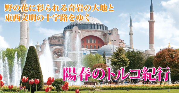 野の花に彩られる岩の大地と 東西文明の十字路をゆく 陽春のトルコ紀行