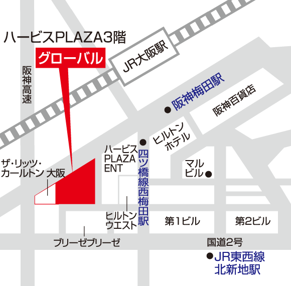 大阪支店 地図