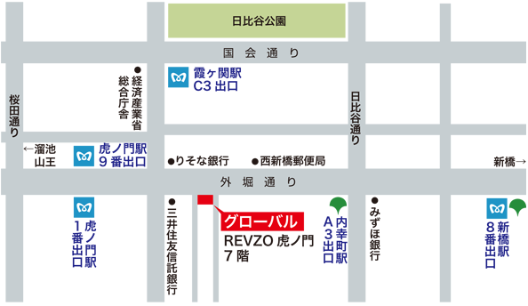 東京本社 地図